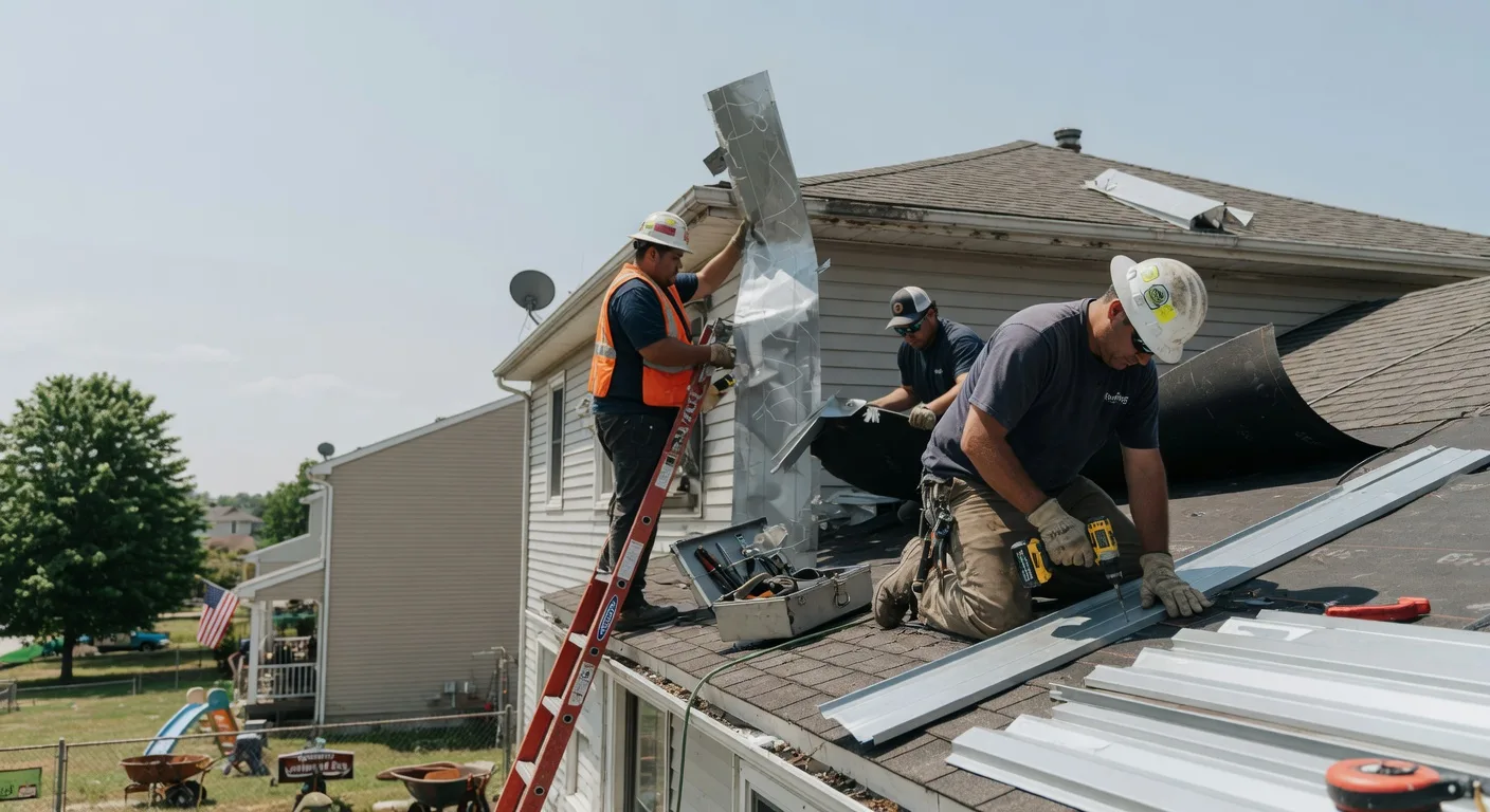 Storm Damage Metal Roof Repair in Gouldsboro, ME